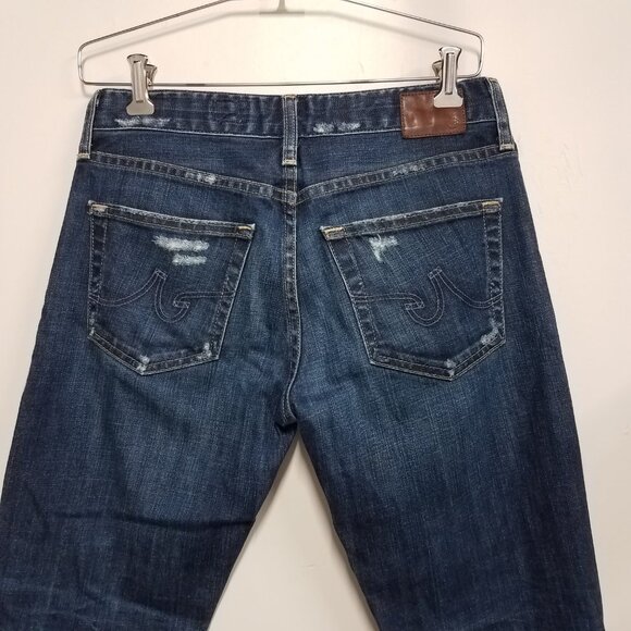 AG Adriano Goldschmied Jeans Womens 25 The Ex-Boyfriend Slouchy Slim Distressed - Picture 5 of 9